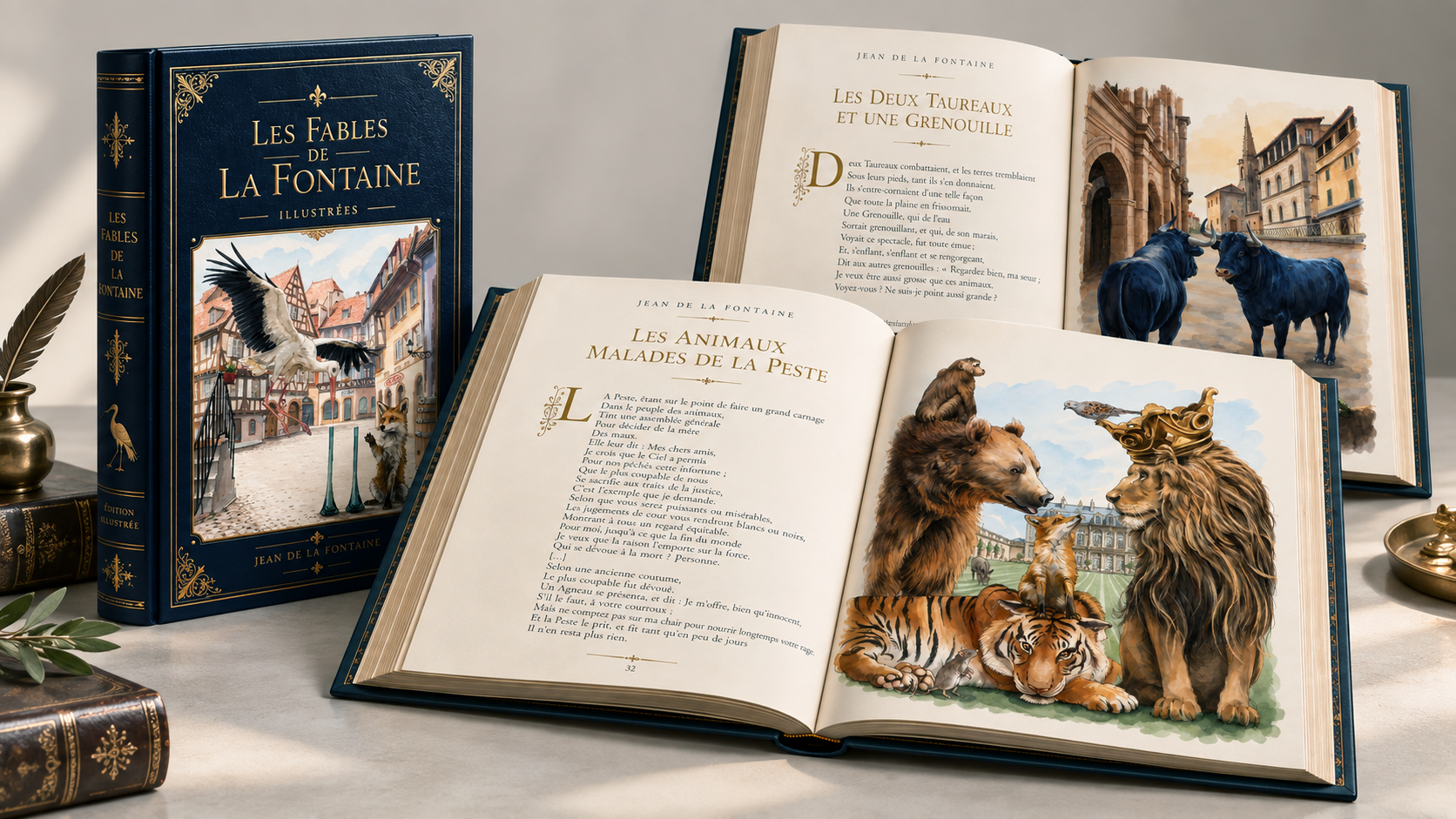 Les Fables de La Fontaine — édition illustrée